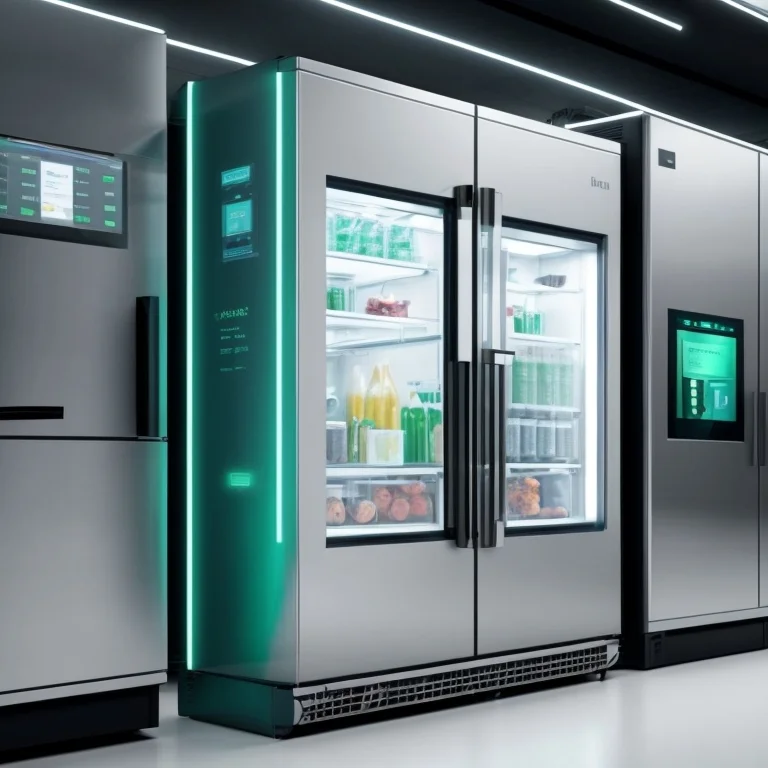 KI gesteuertes Industrie-Kühllager